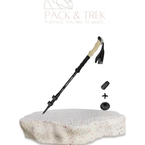 Bâton de Randonnée Télescopique Antichoc – 135 cm
